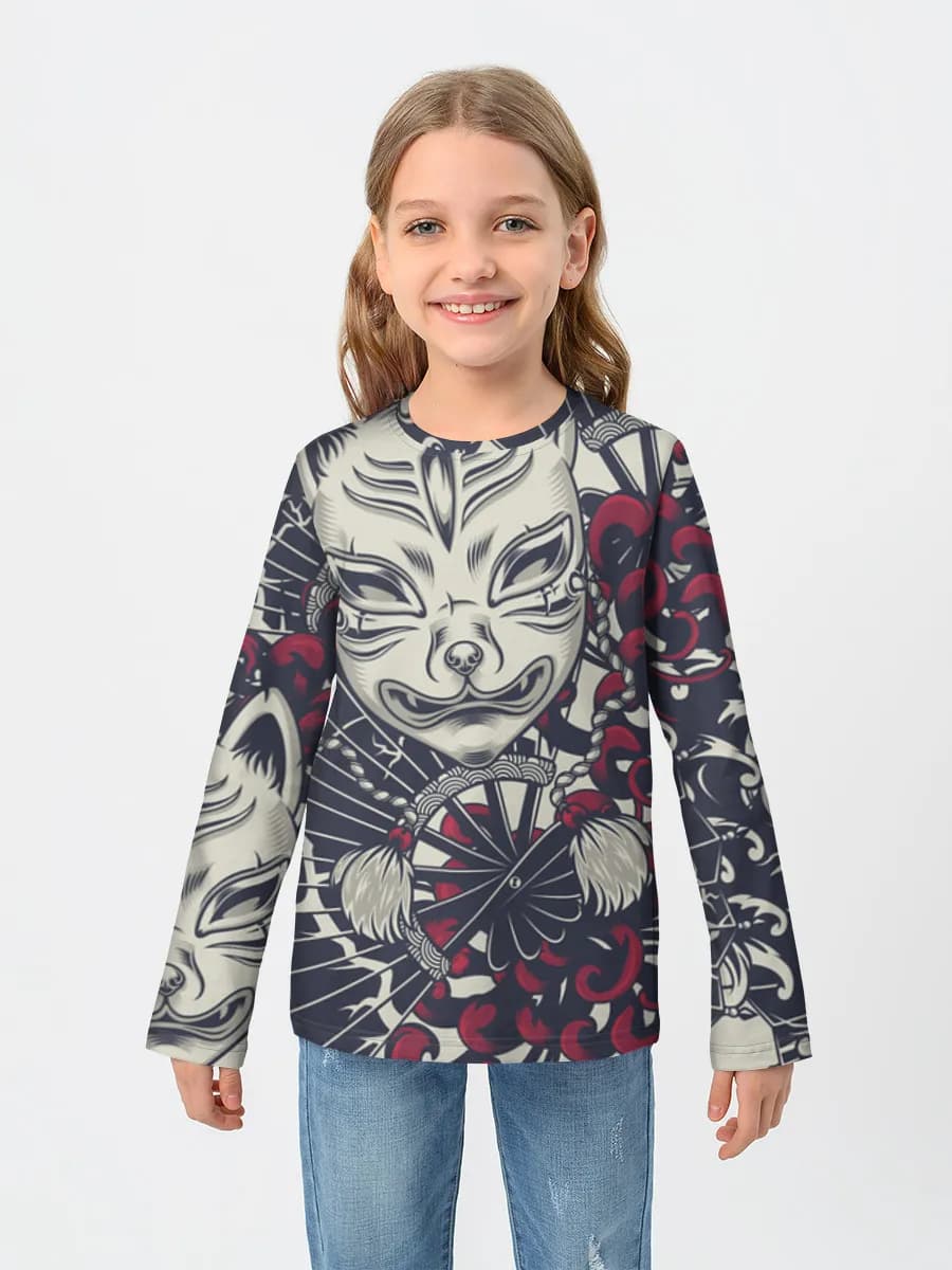 Camiseta Manga Larga de Algodón Niña