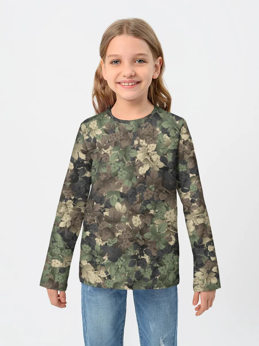 Camiseta Manga Larga de Algodón Niña