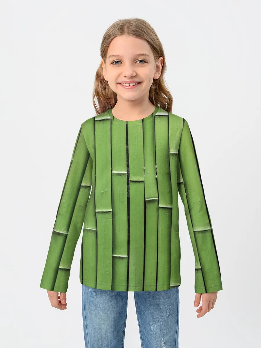 Camiseta Manga Larga de Algodón Niña