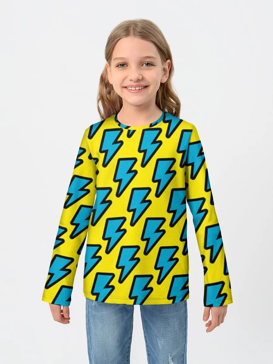 Baumwoll-Langarmshirt Mädchen
