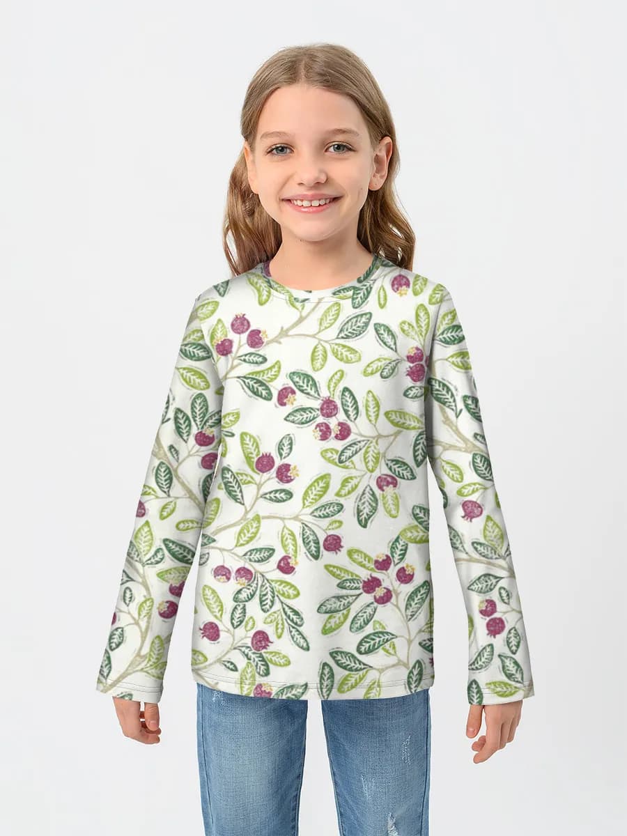 Camiseta Manga Larga de Algodón Niña
