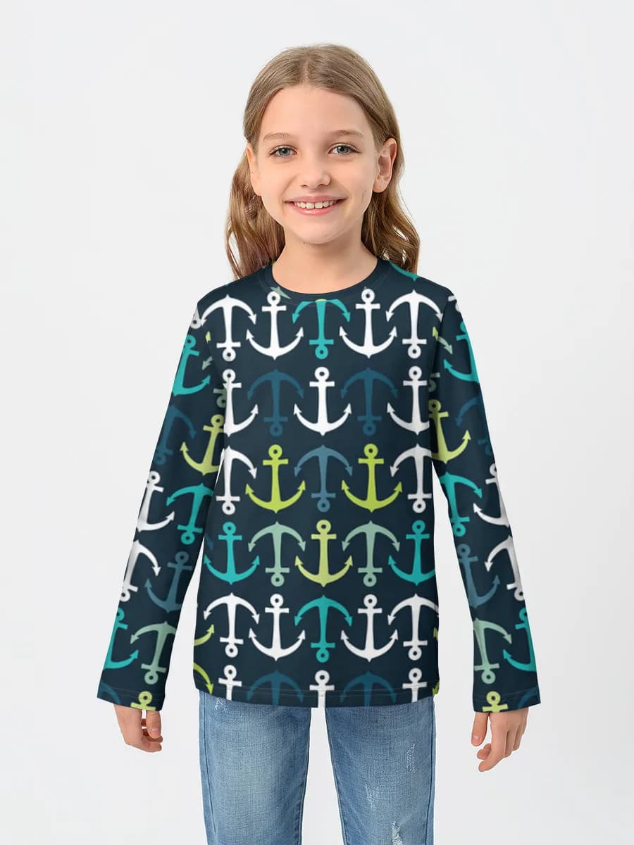 T-shirt manches longues coton fille