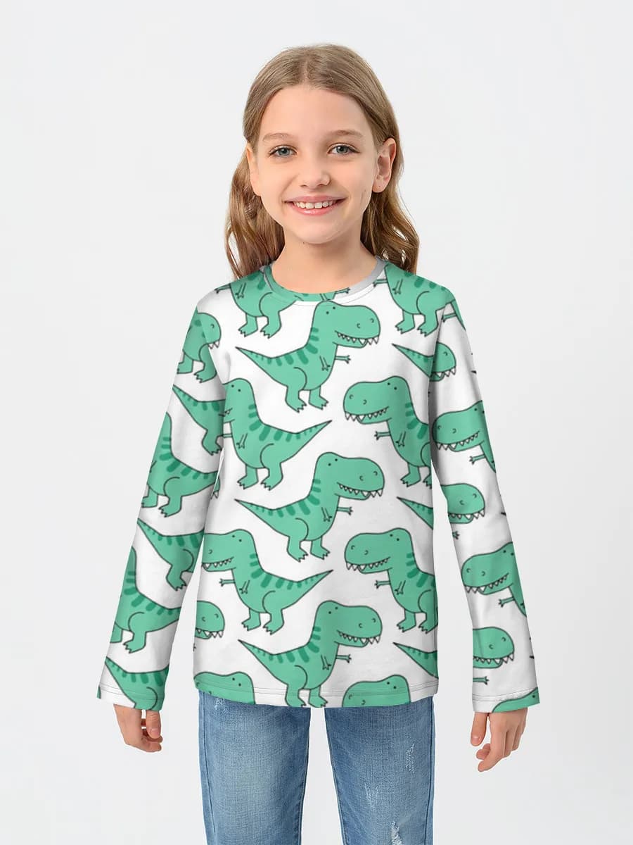 T-shirt manches longues coton fille