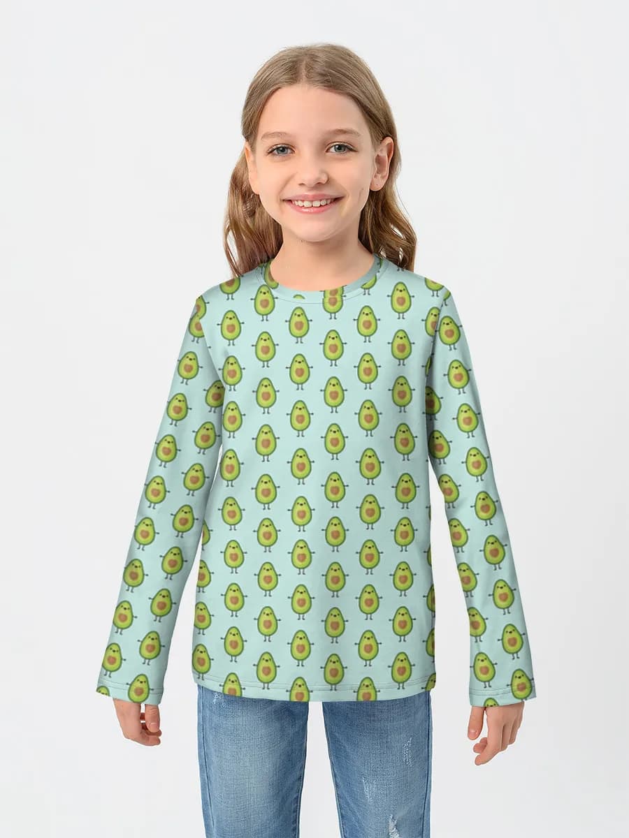 Camiseta Manga Larga de Algodón Niña