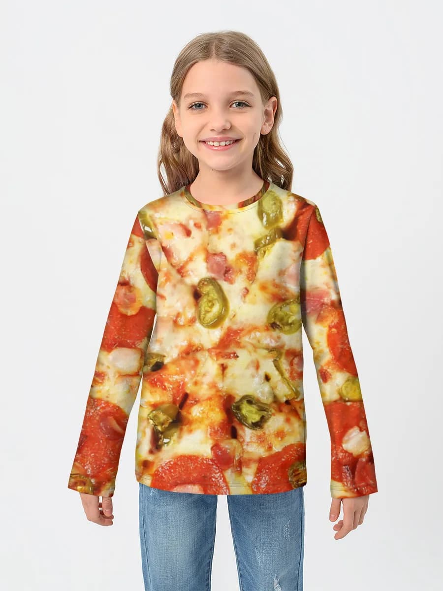 T-shirt manches longues coton fille