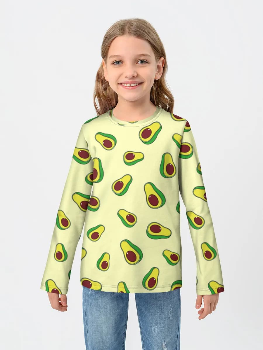 T-shirt manches longues coton fille