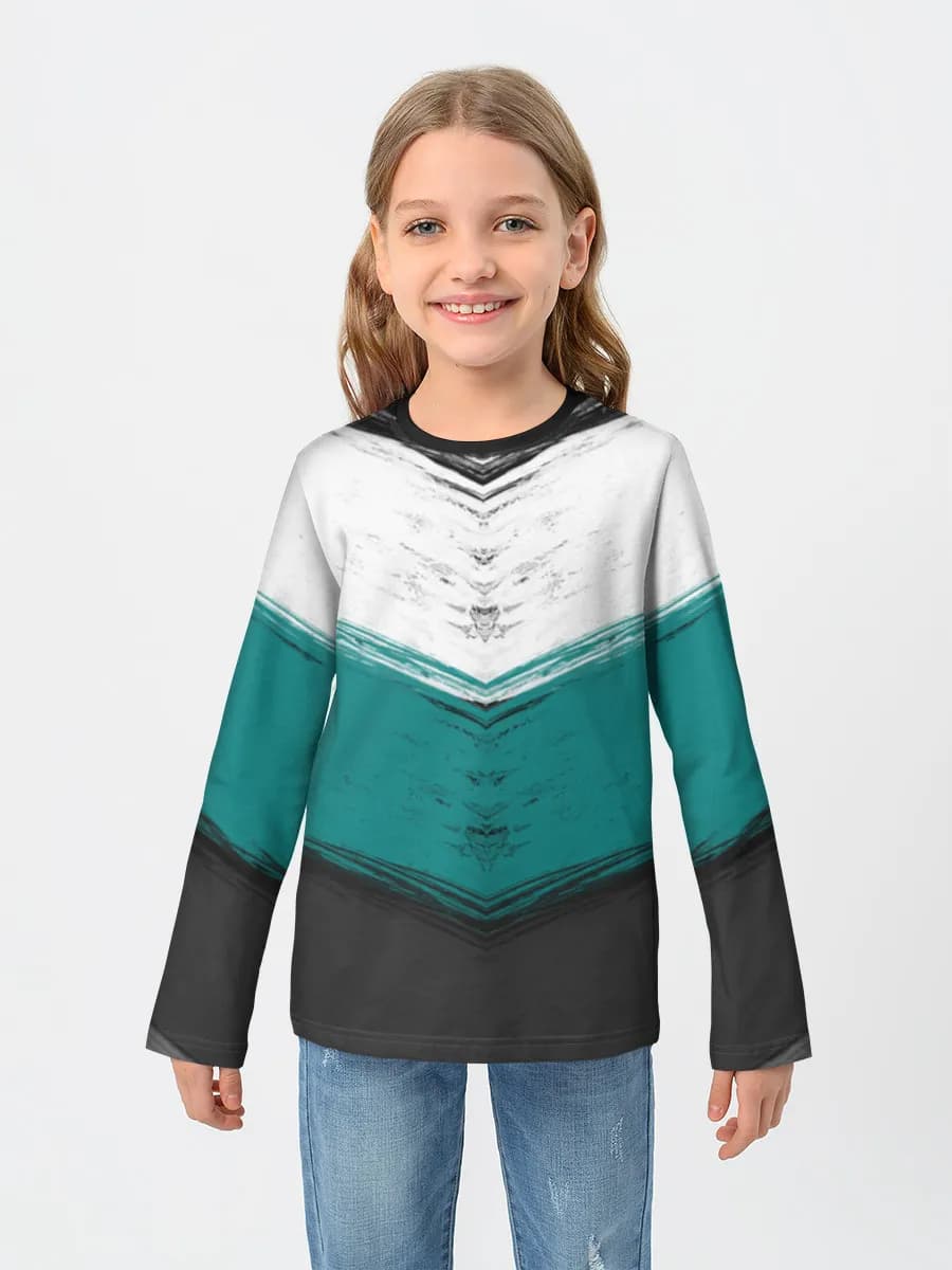 Camiseta Manga Larga de Algodón Niña