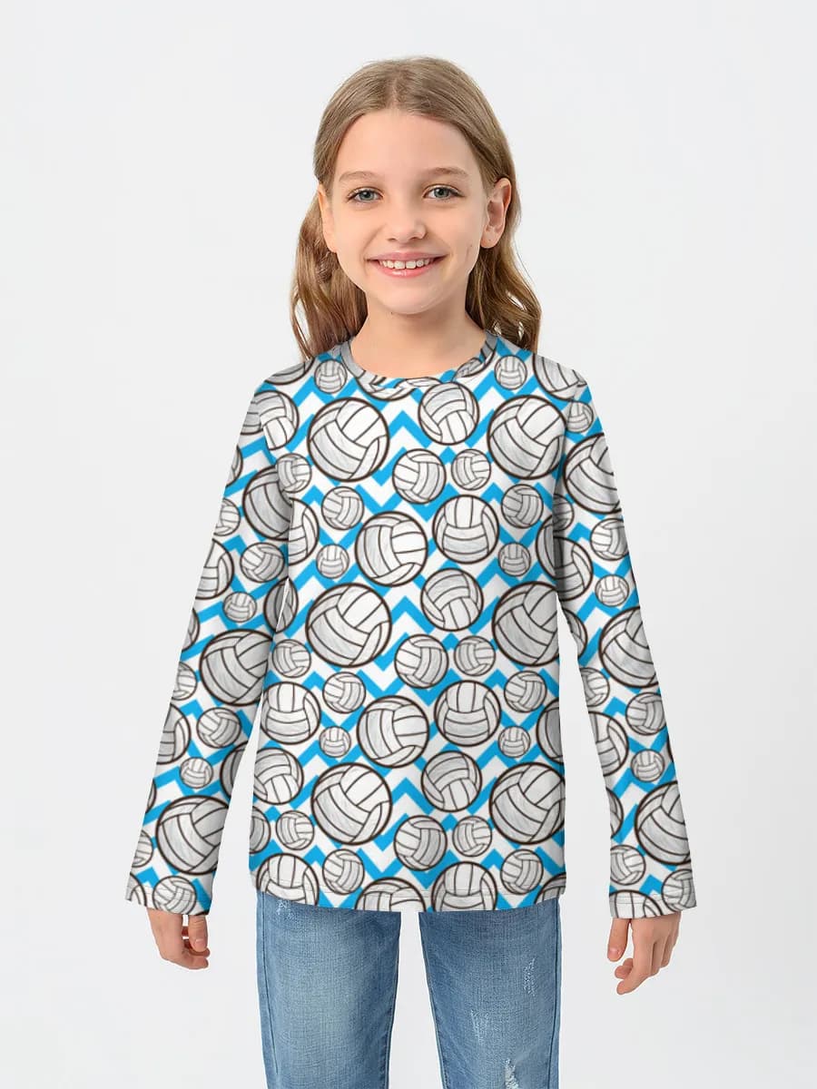 Baumwoll-Langarmshirt Mädchen
