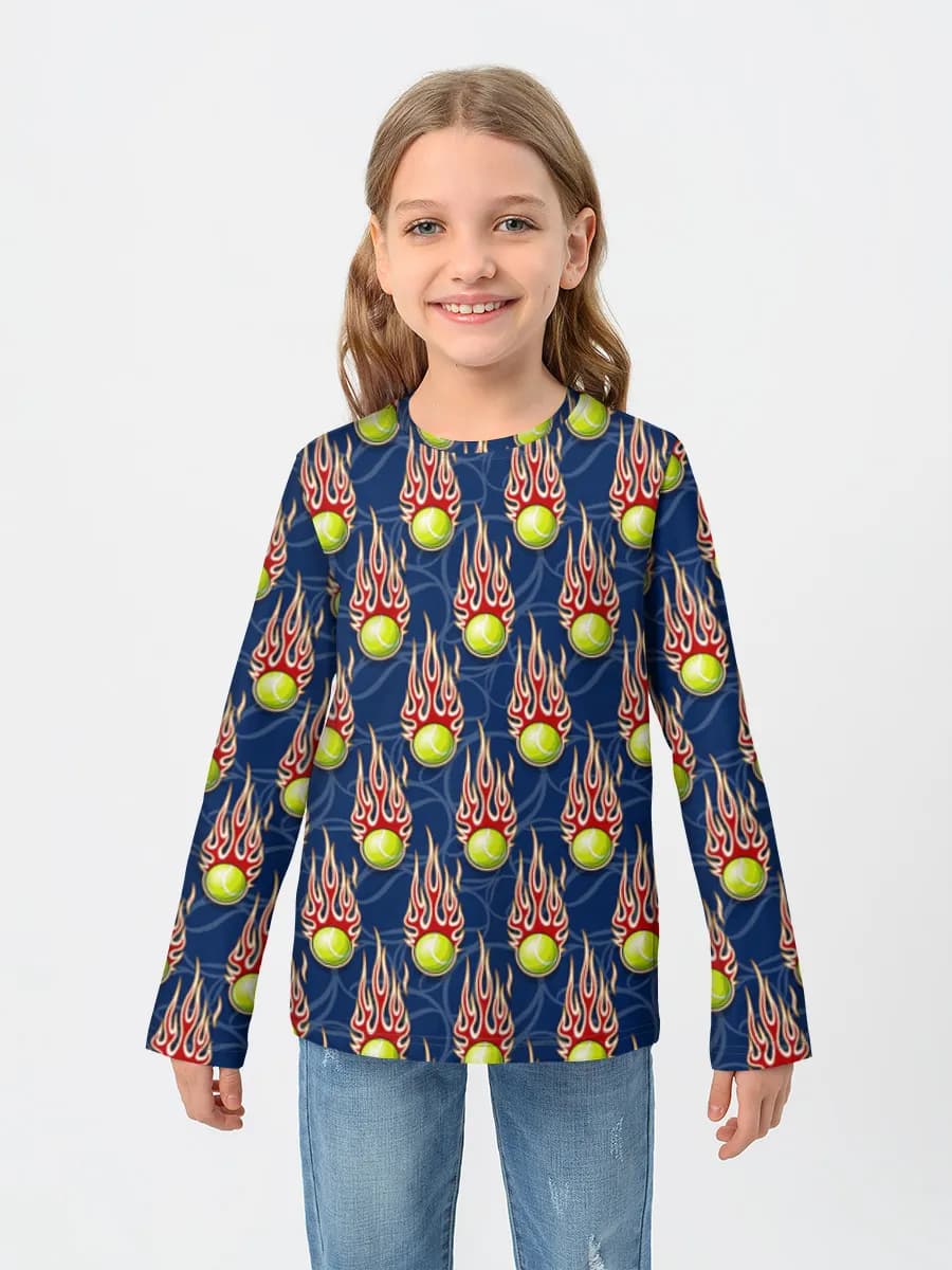T-shirt manches longues coton fille