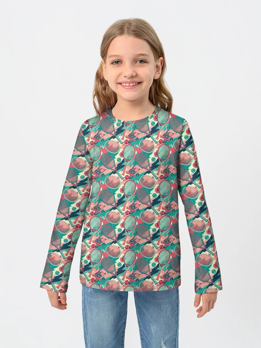 T-shirt manches longues coton fille