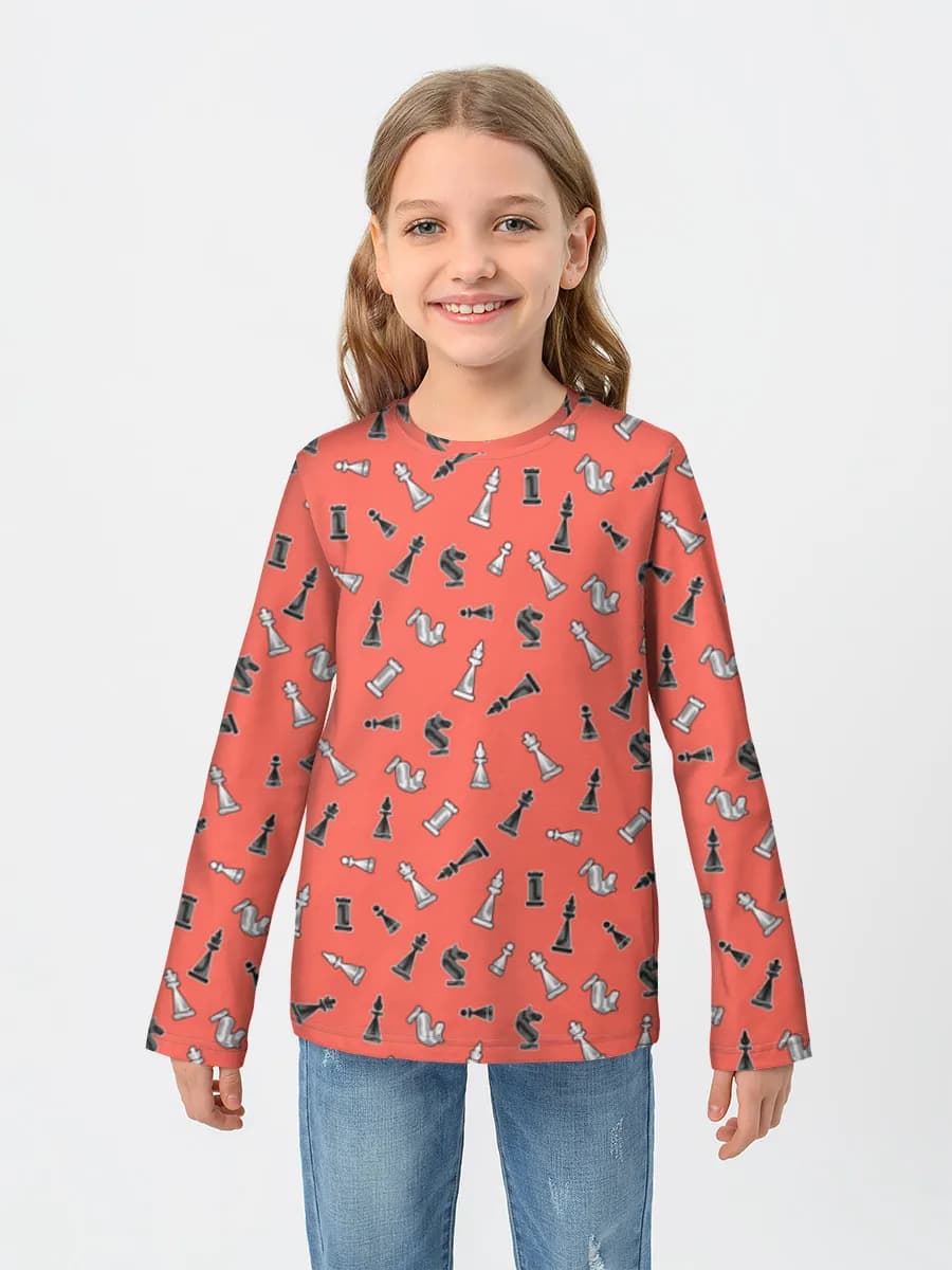 Camiseta Manga Larga de Algodón Niña