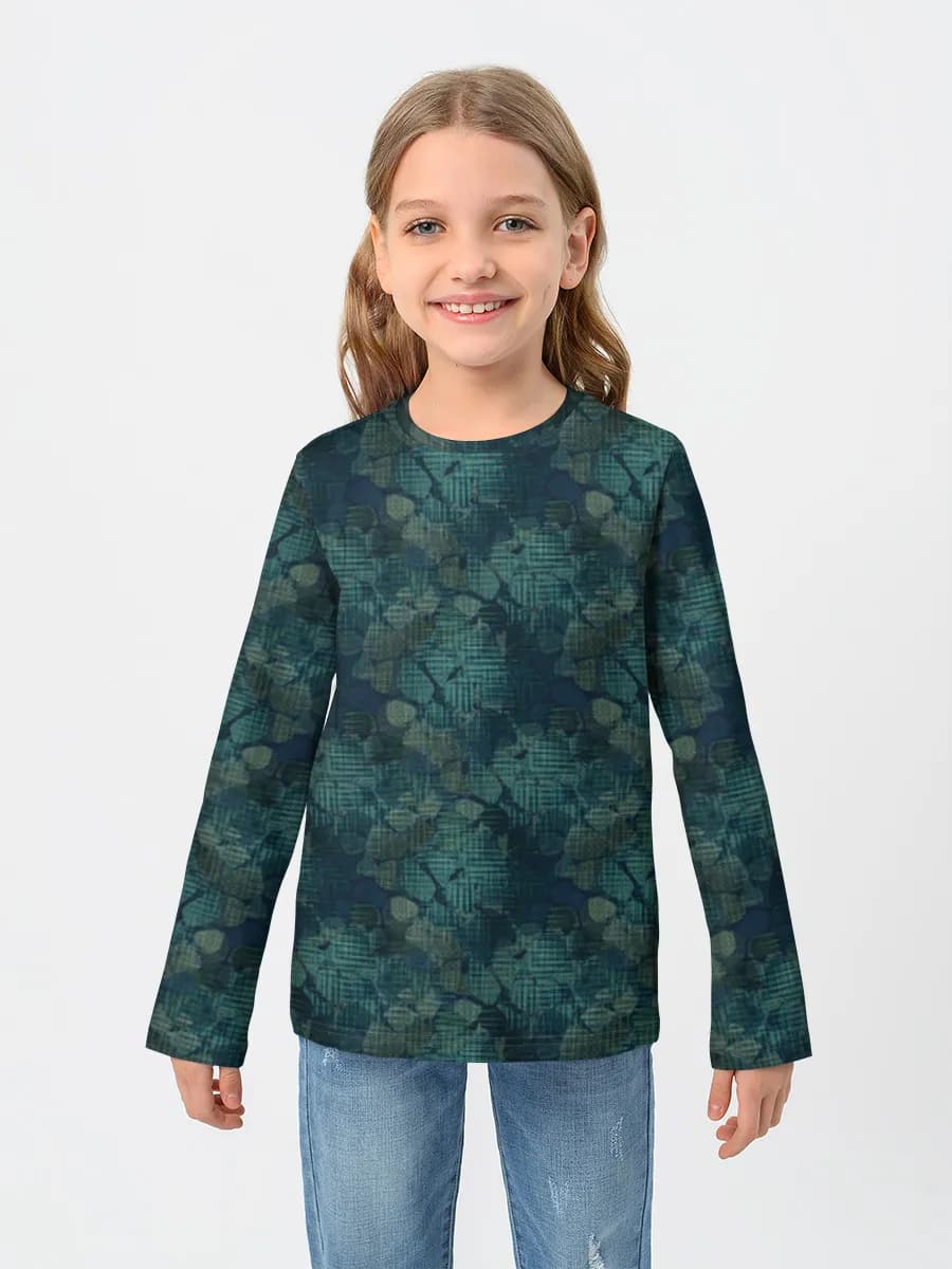Camiseta Manga Larga de Algodón Niña
