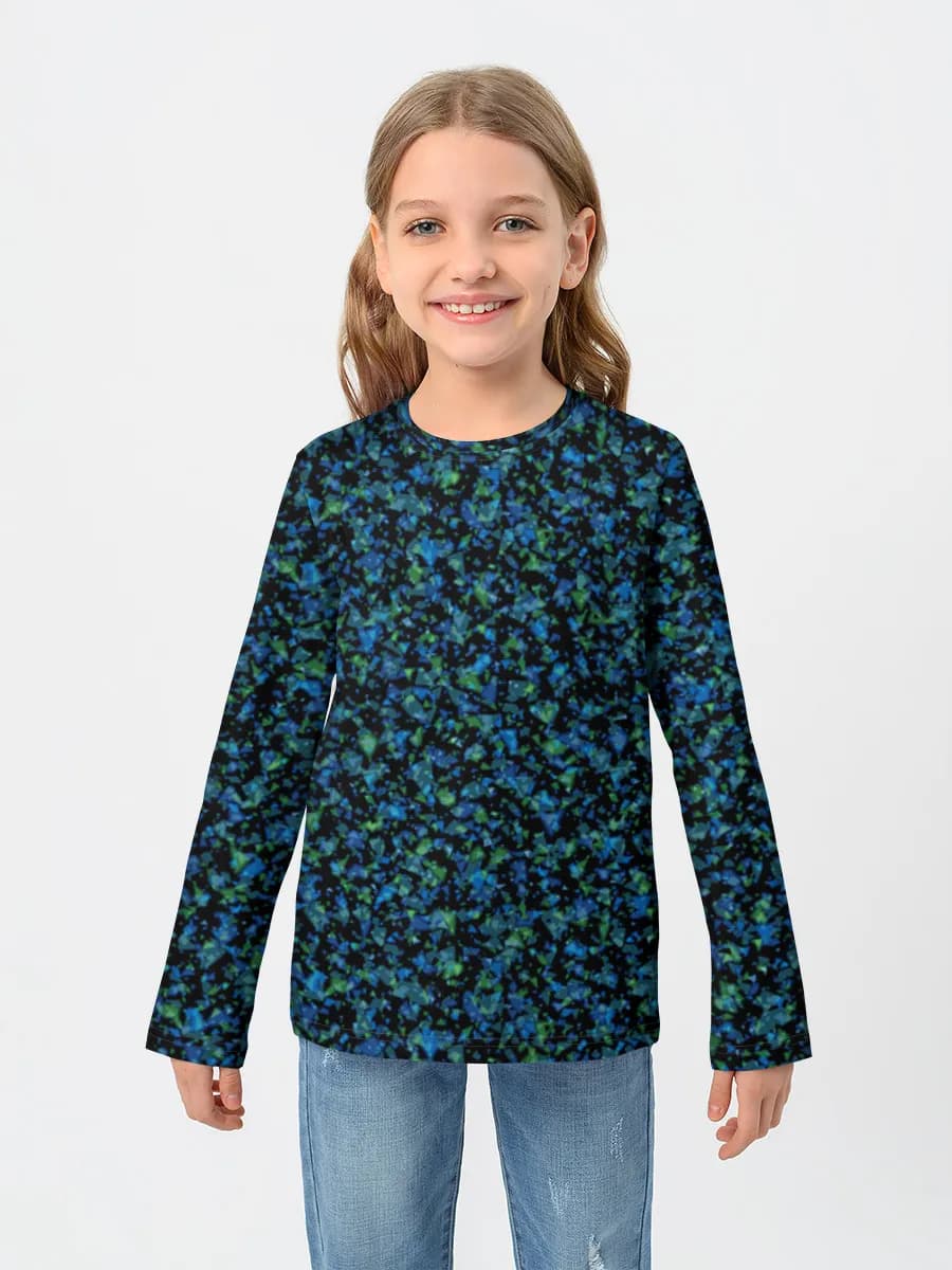 T-shirt manches longues coton fille