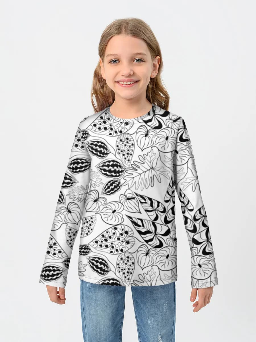 Camiseta Manga Larga de Algodón Niña