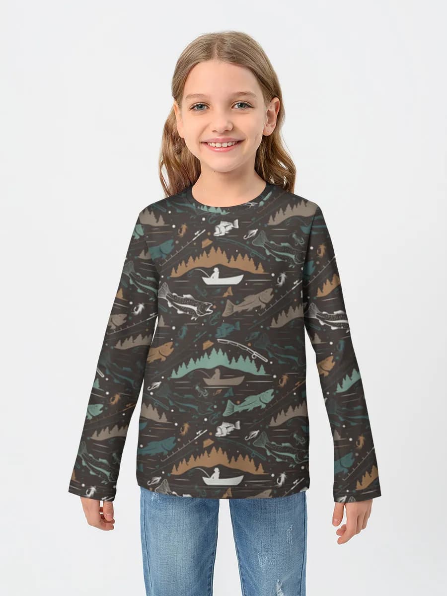 Camiseta Manga Larga de Algodón Niña