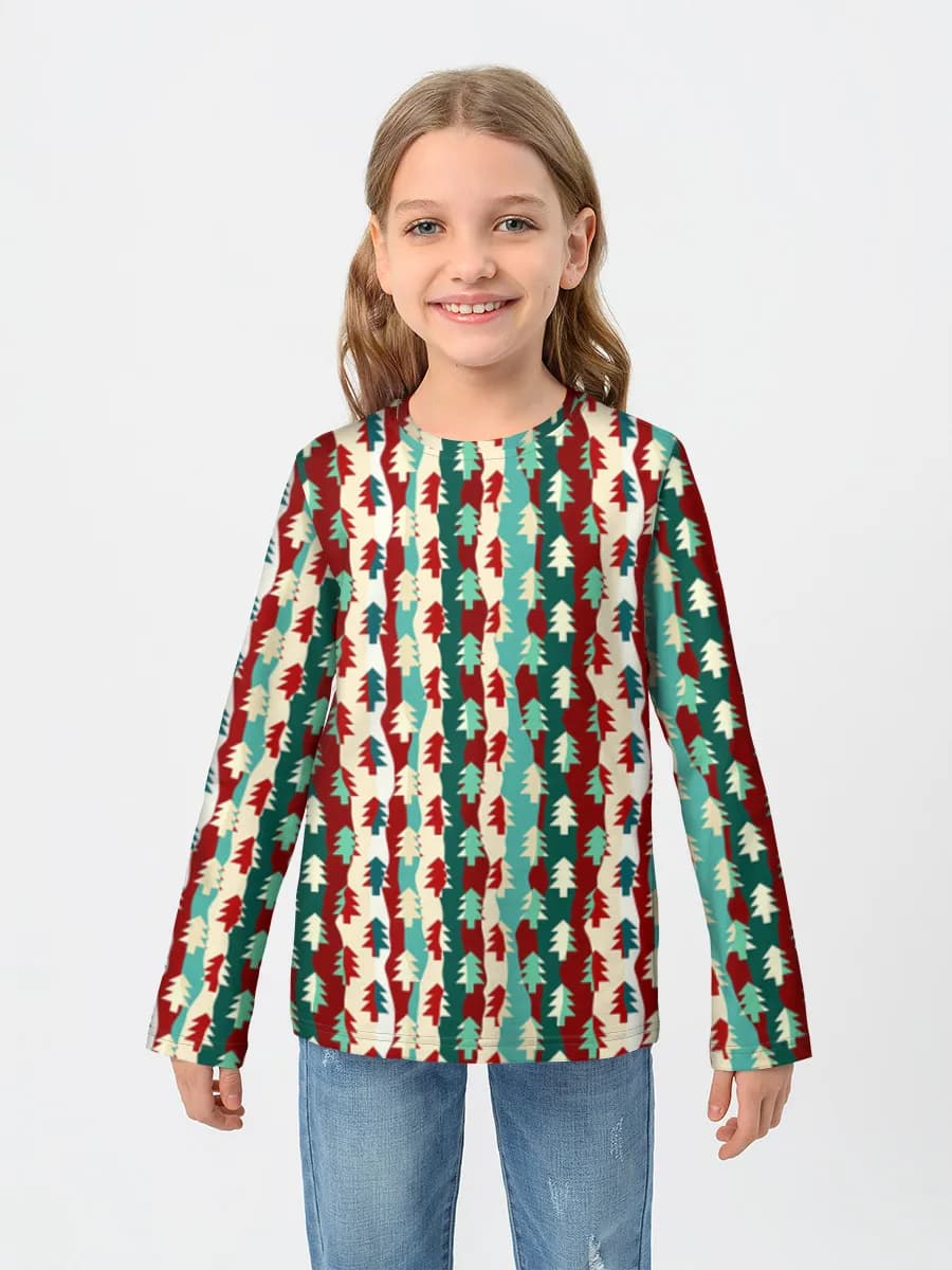 Camiseta Manga Larga de Algodón Niña