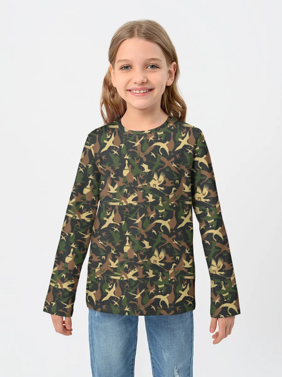 Camiseta Manga Larga de Algodón Niña