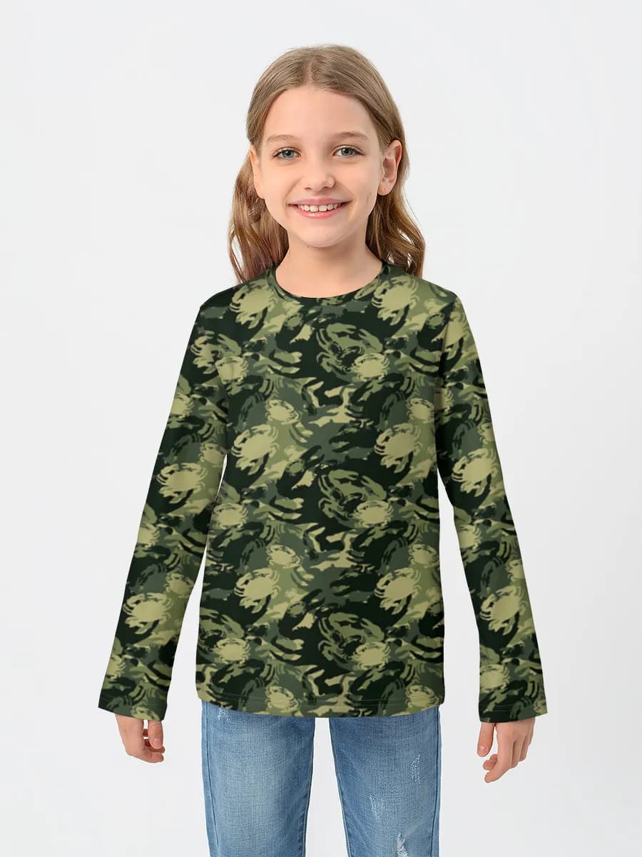 T-shirt manches longues coton fille