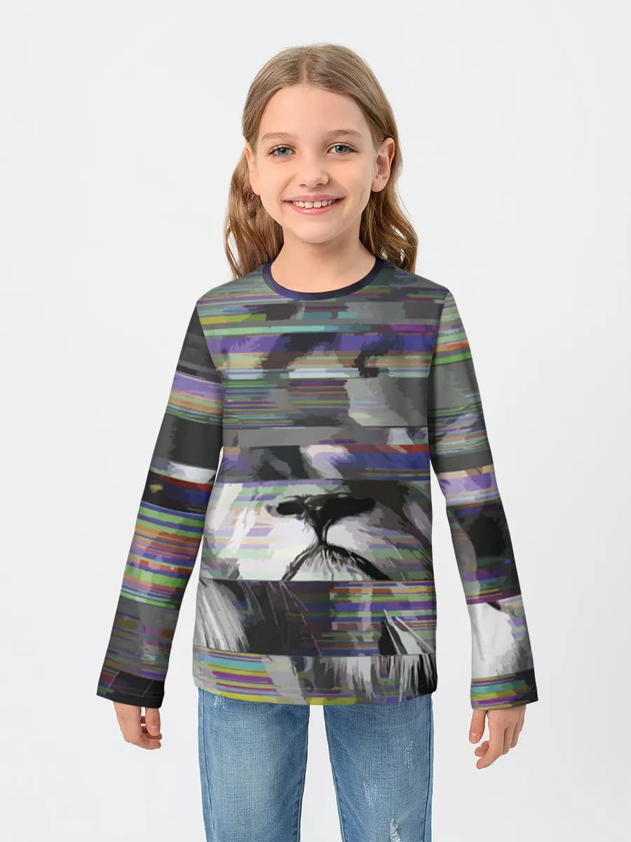 T-shirt manches longues coton fille
