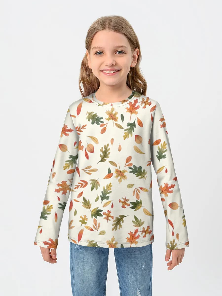 T-shirt manches longues coton fille