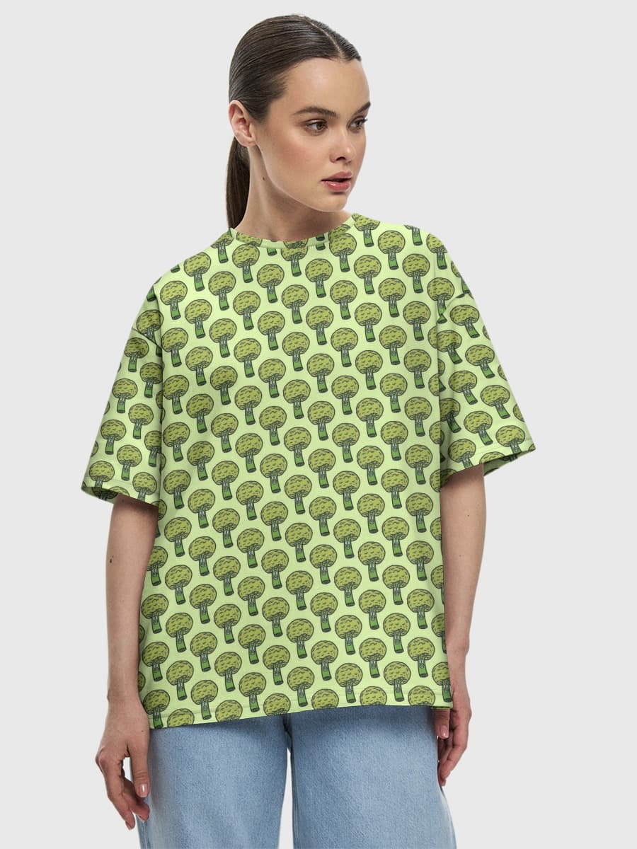 Women's oversized cotton T-shirt