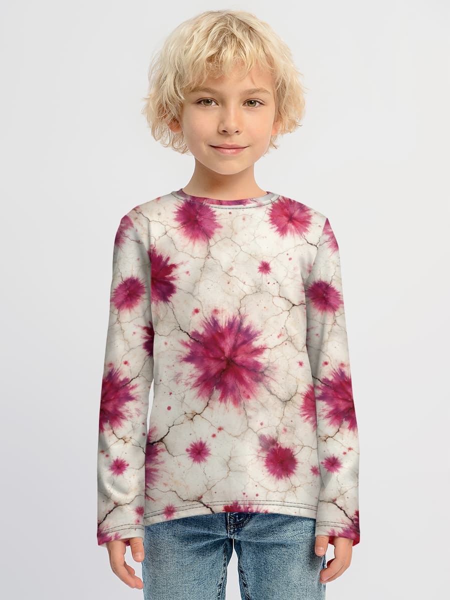 Boys' cotton long sleeve shirt