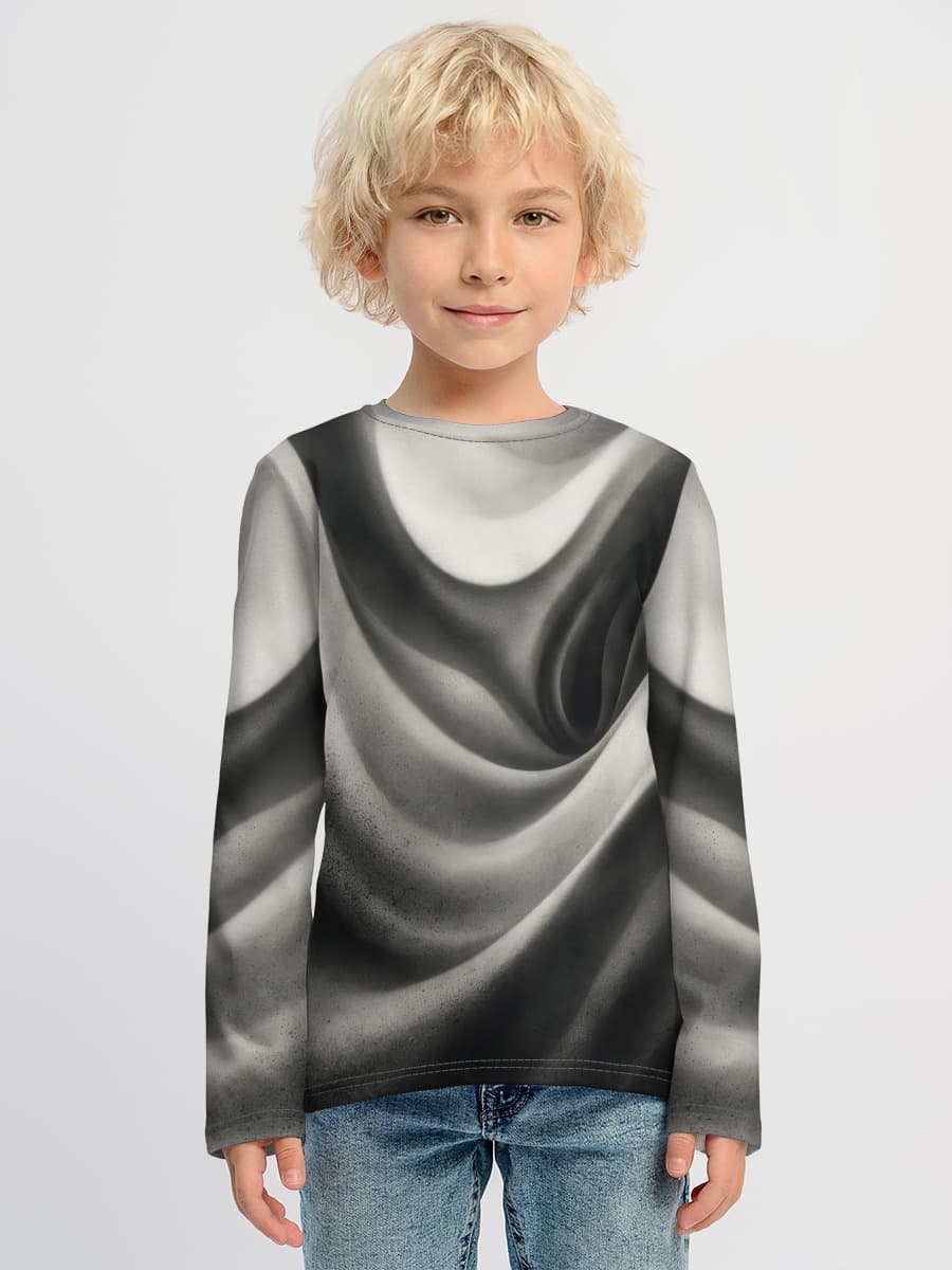 Boys' cotton long sleeve shirt