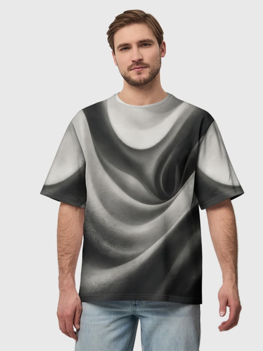 Men's oversized cotton T-shirt