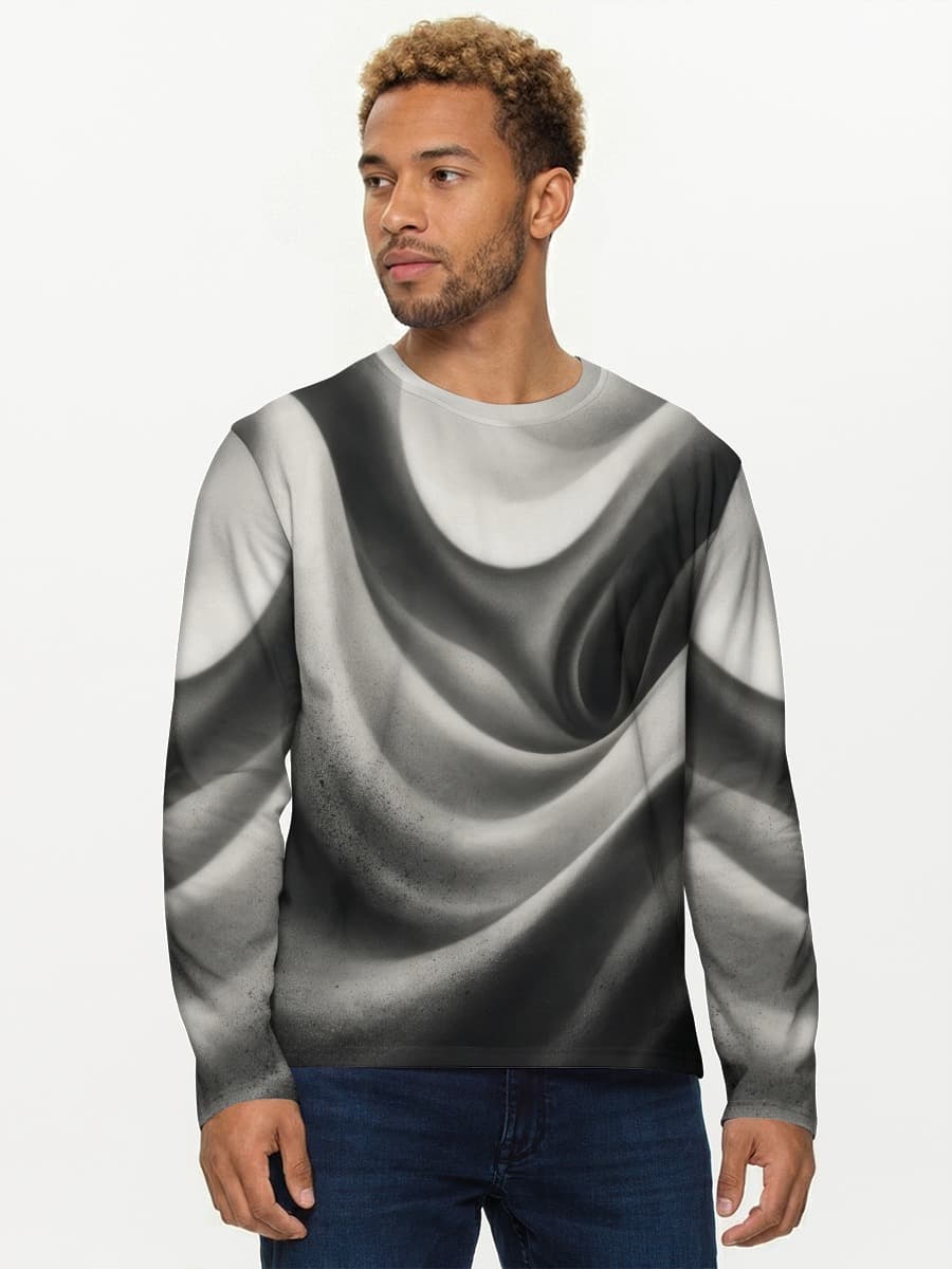 Men's cotton long sleeve shirt