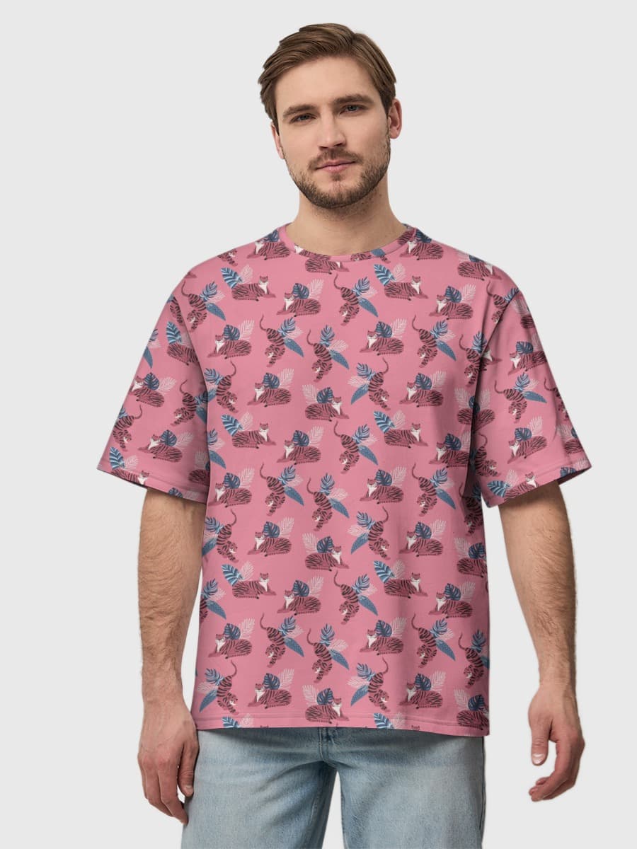 Men's oversized cotton T-shirt