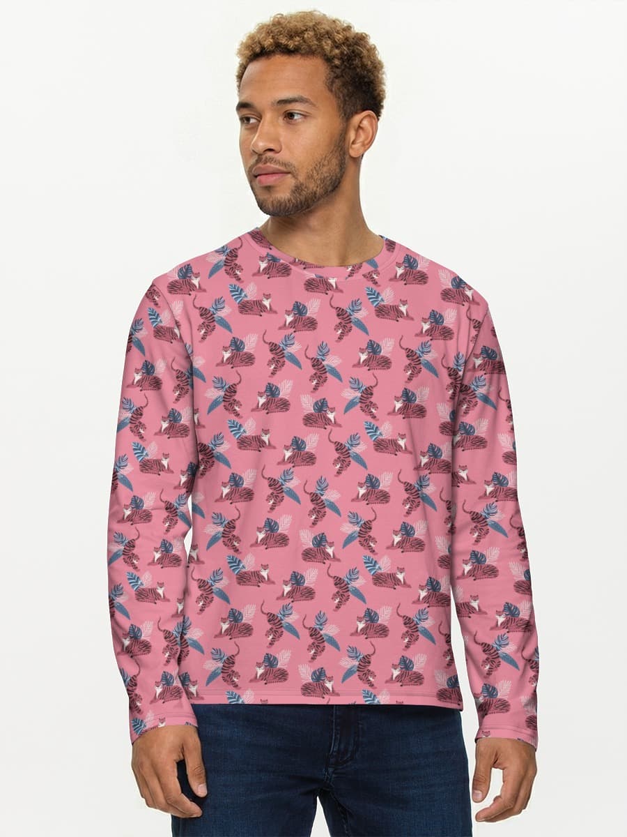 Men's cotton long sleeve shirt