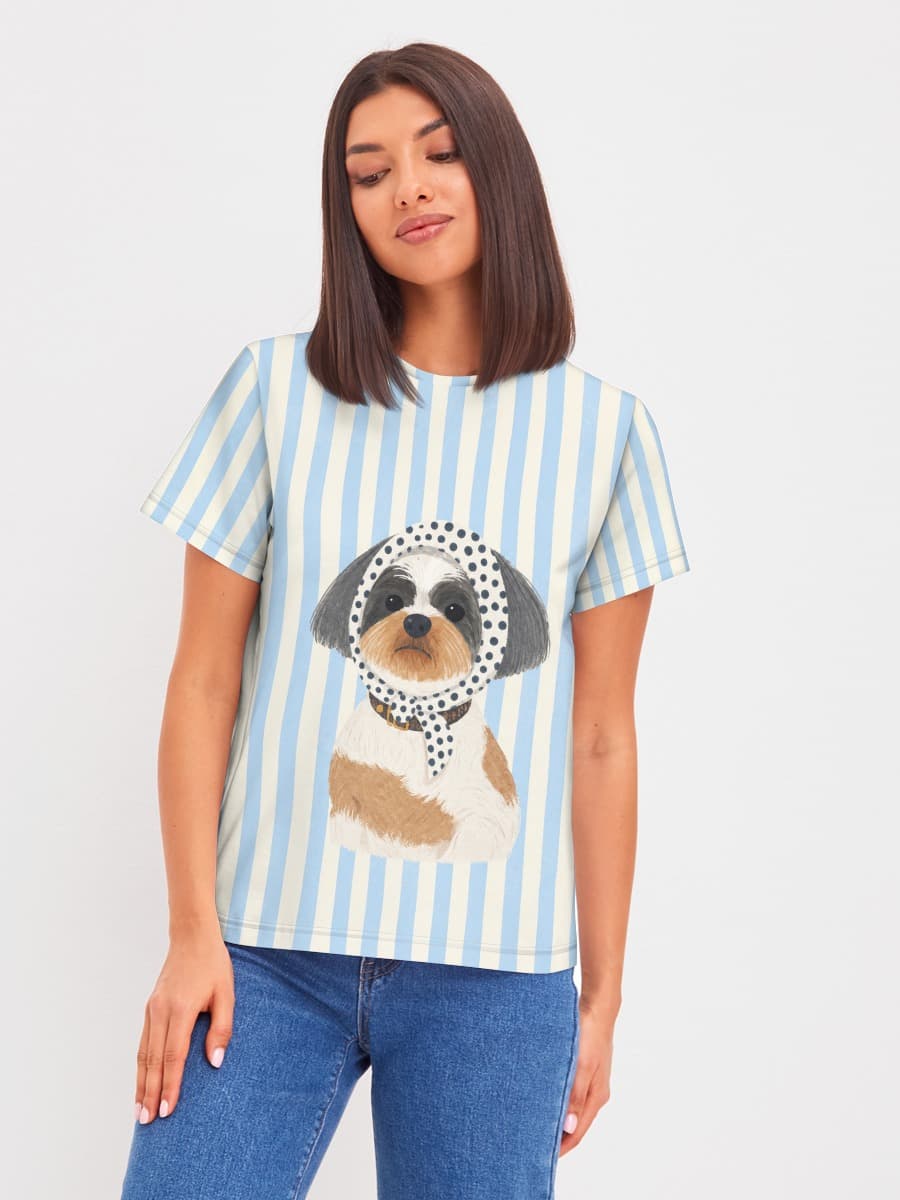 Women's basic cotton T-shirt