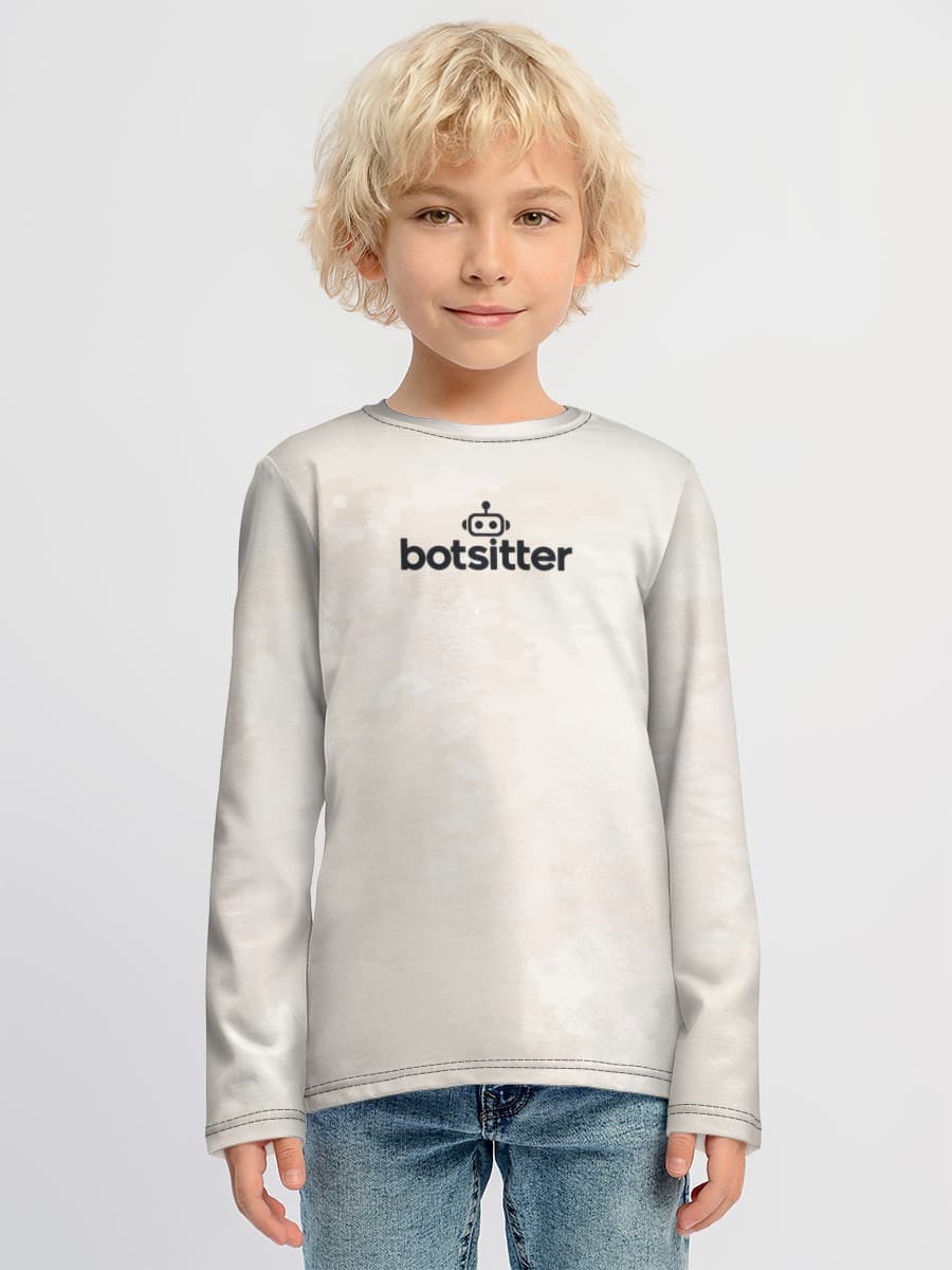 Boys' cotton long sleeve shirt