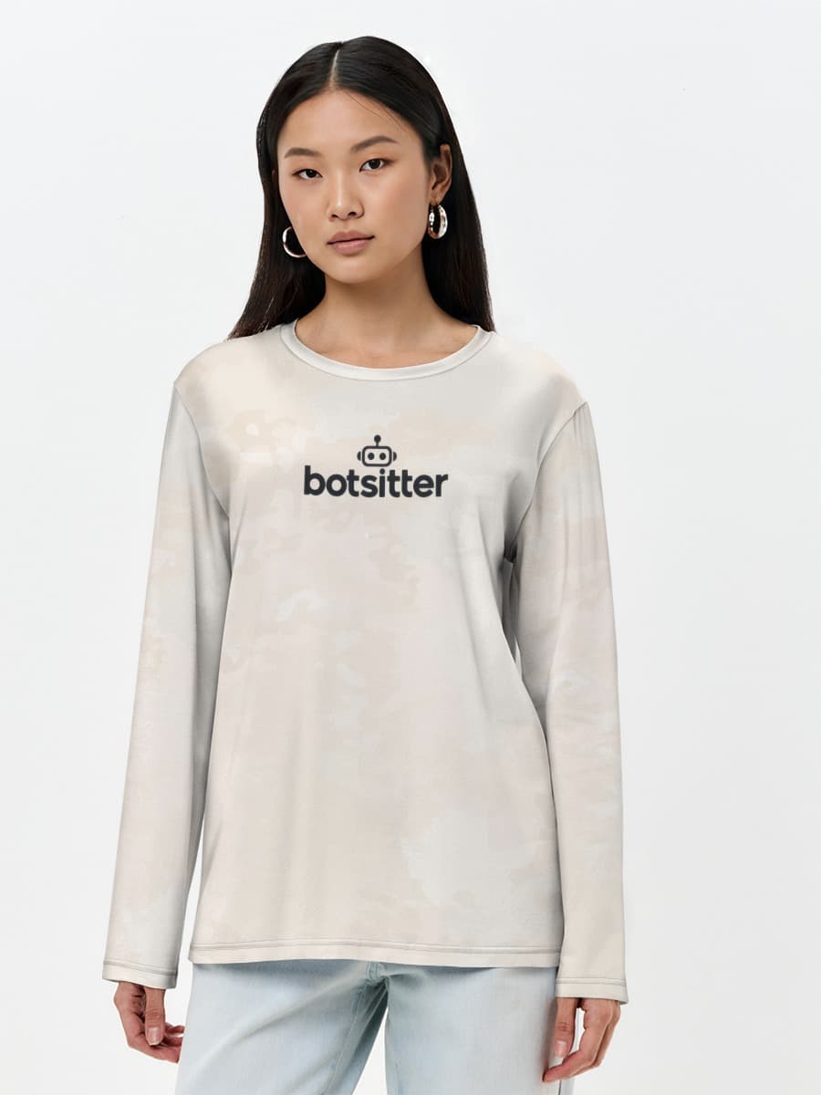 Women's long sleeve shirt. Cotton