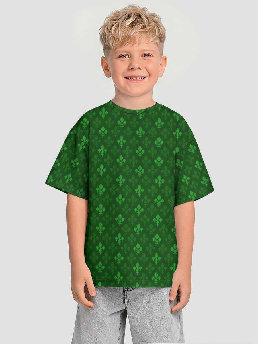 Oversized Baumwoll-T-Shirt Jungen