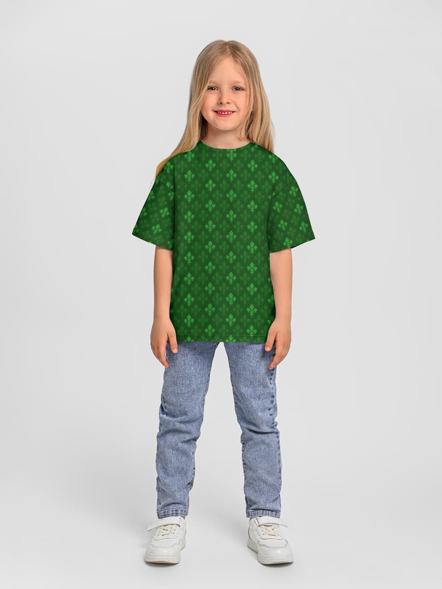 Oversized Baumwoll-T-Shirt Mädchen