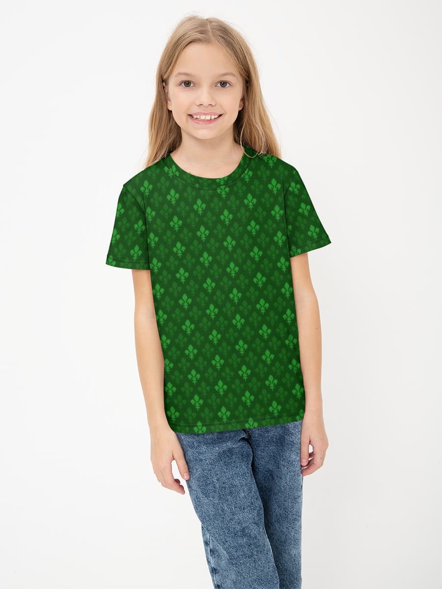 Green Fleur De Lis