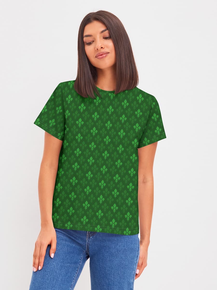 Damen Basic Baumwoll T-Shirt