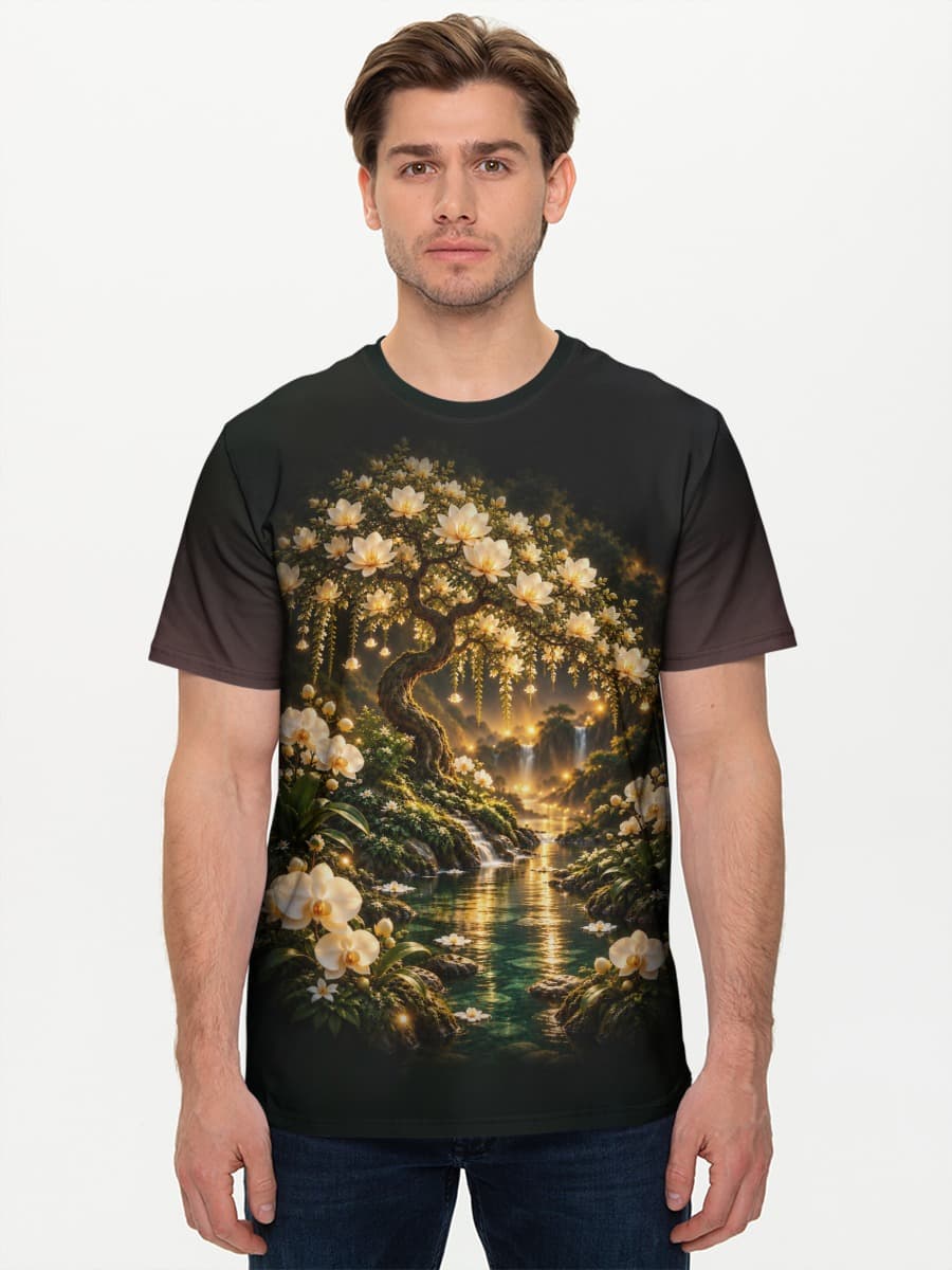 Men's basic cotton T-shirt
