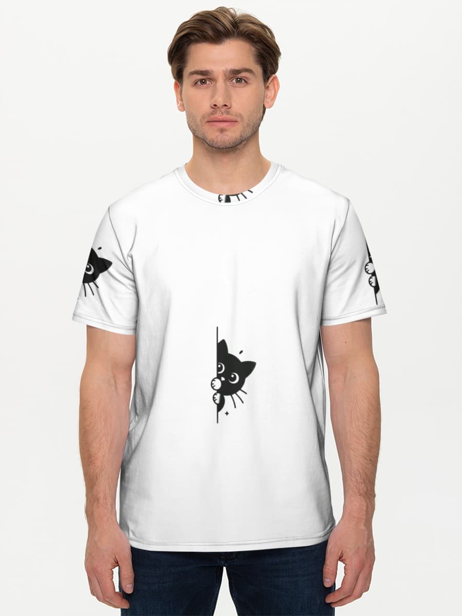 Men's basic cotton T-shirt