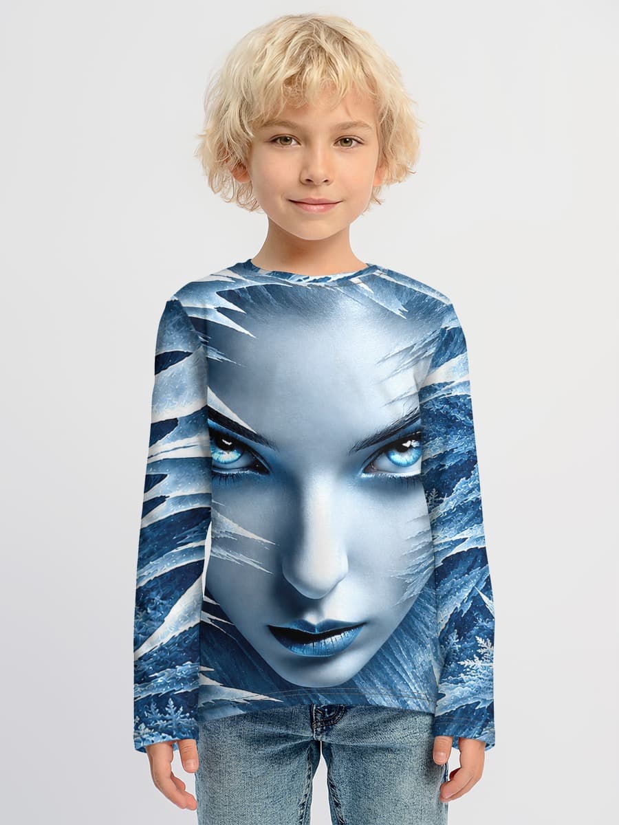 Boys' cotton long sleeve shirt