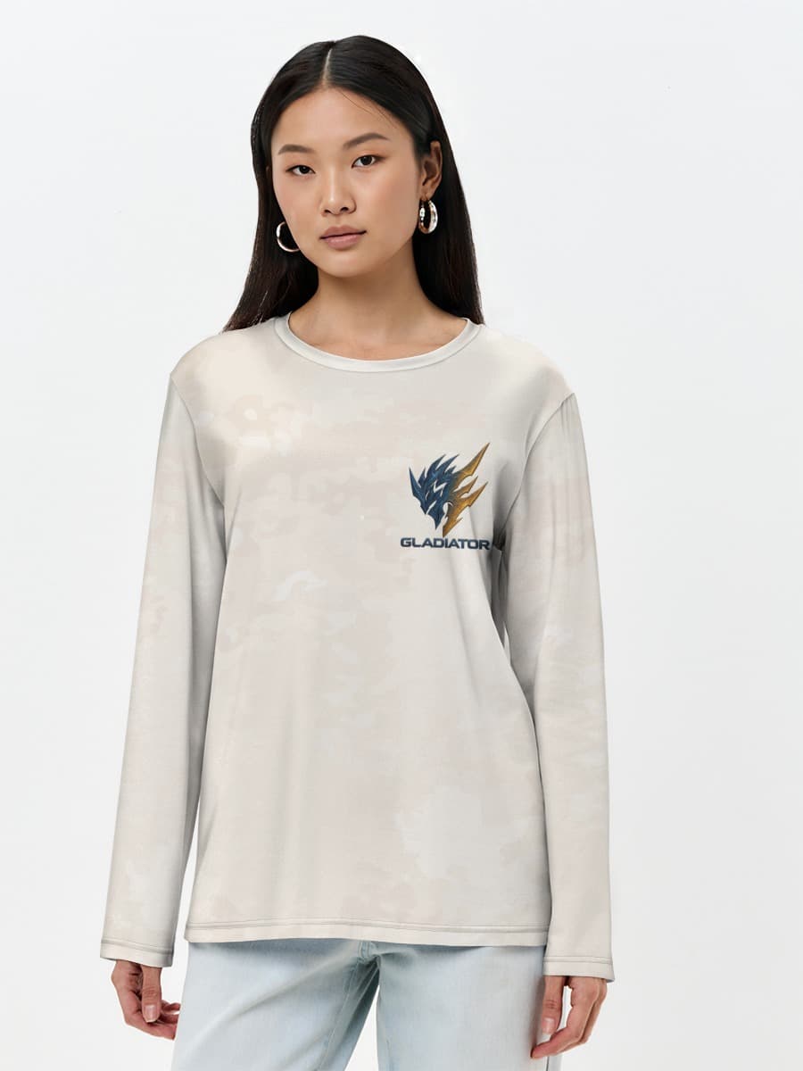 Women's long sleeve shirt. Cotton