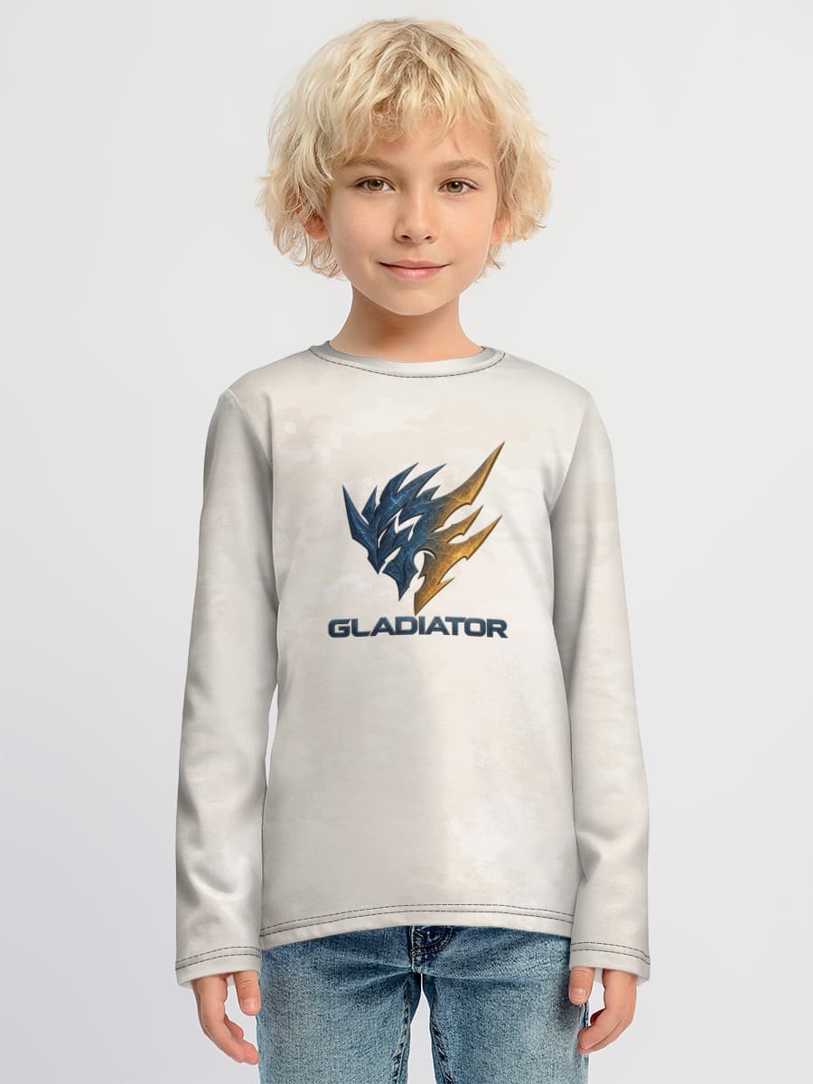 Boys' cotton long sleeve shirt