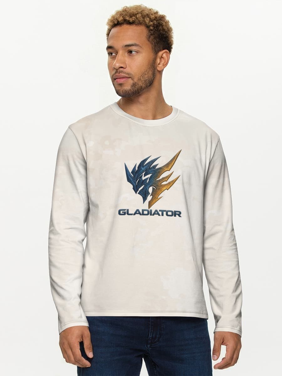 Men's cotton long sleeve shirt