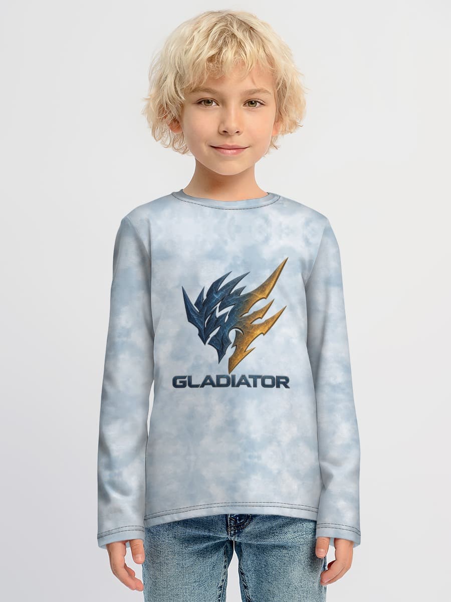Boys' cotton long sleeve shirt