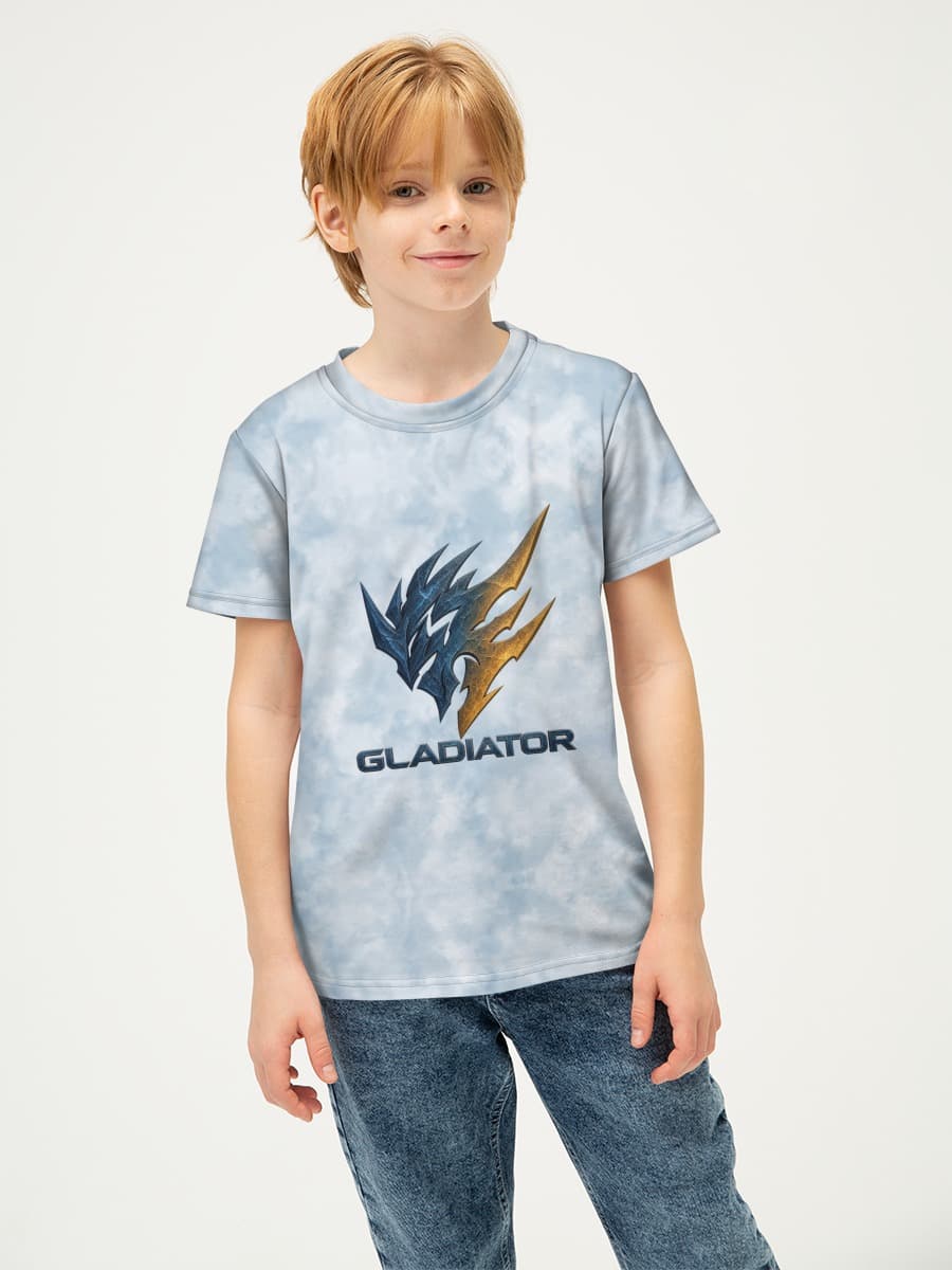 Boys' basic cotton T-shirt