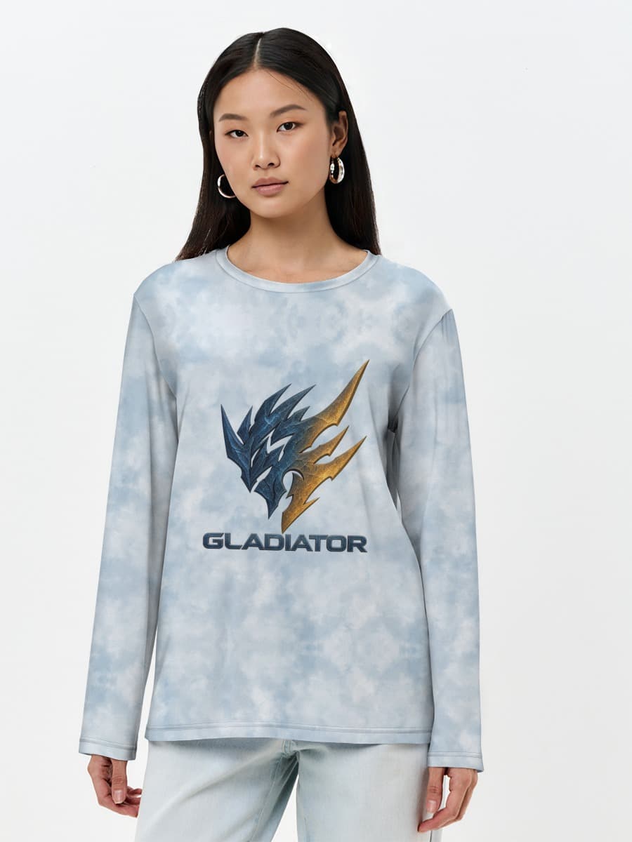 Women's long sleeve shirt. Cotton