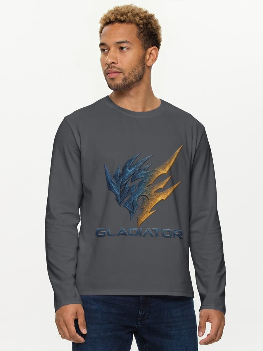 Men's cotton long sleeve shirt