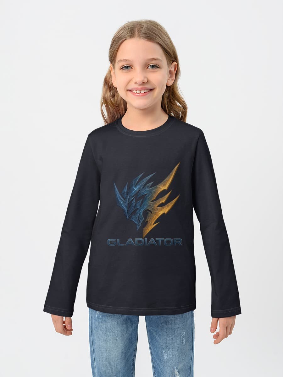 T-shirt manches longues coton fille