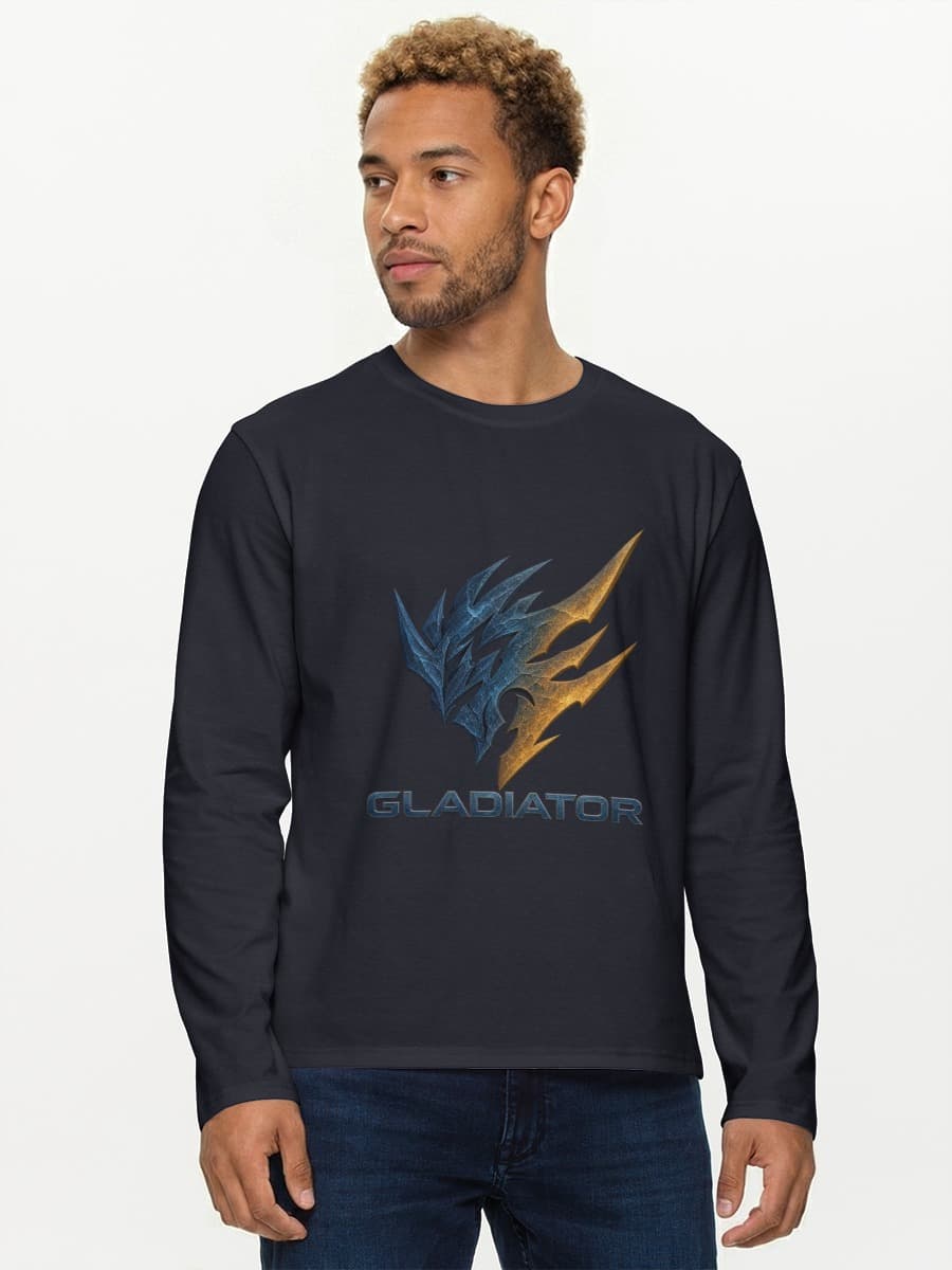 T-shirt Coton Manches Longues Homme